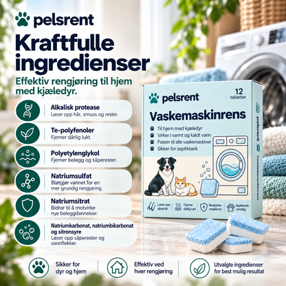 Pelsrent™ Vaskemaskinrens